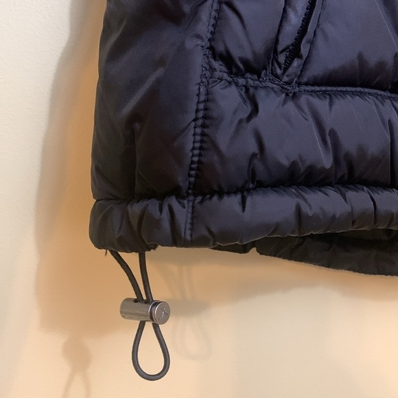 American Eagle Outfitters | Black Quilted Zip Snap Missing Hood Puffer Jacket L - Picture 10 of 17